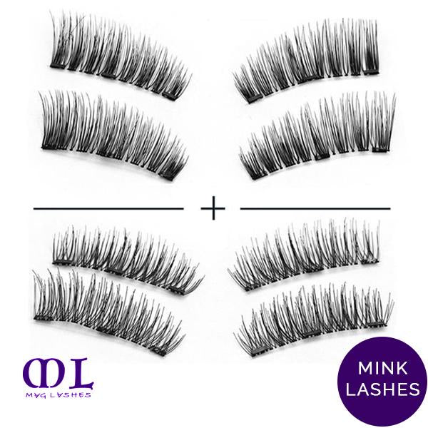 MAGLASH | MAGNETIC EYE LASHES | PAIR OF 2 LASHES (8 LASHES)